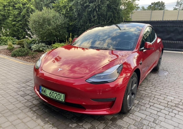 Tesla Model 3 cena 169000 przebieg: 34000, rok produkcji 2022 z Zielonka małe 46